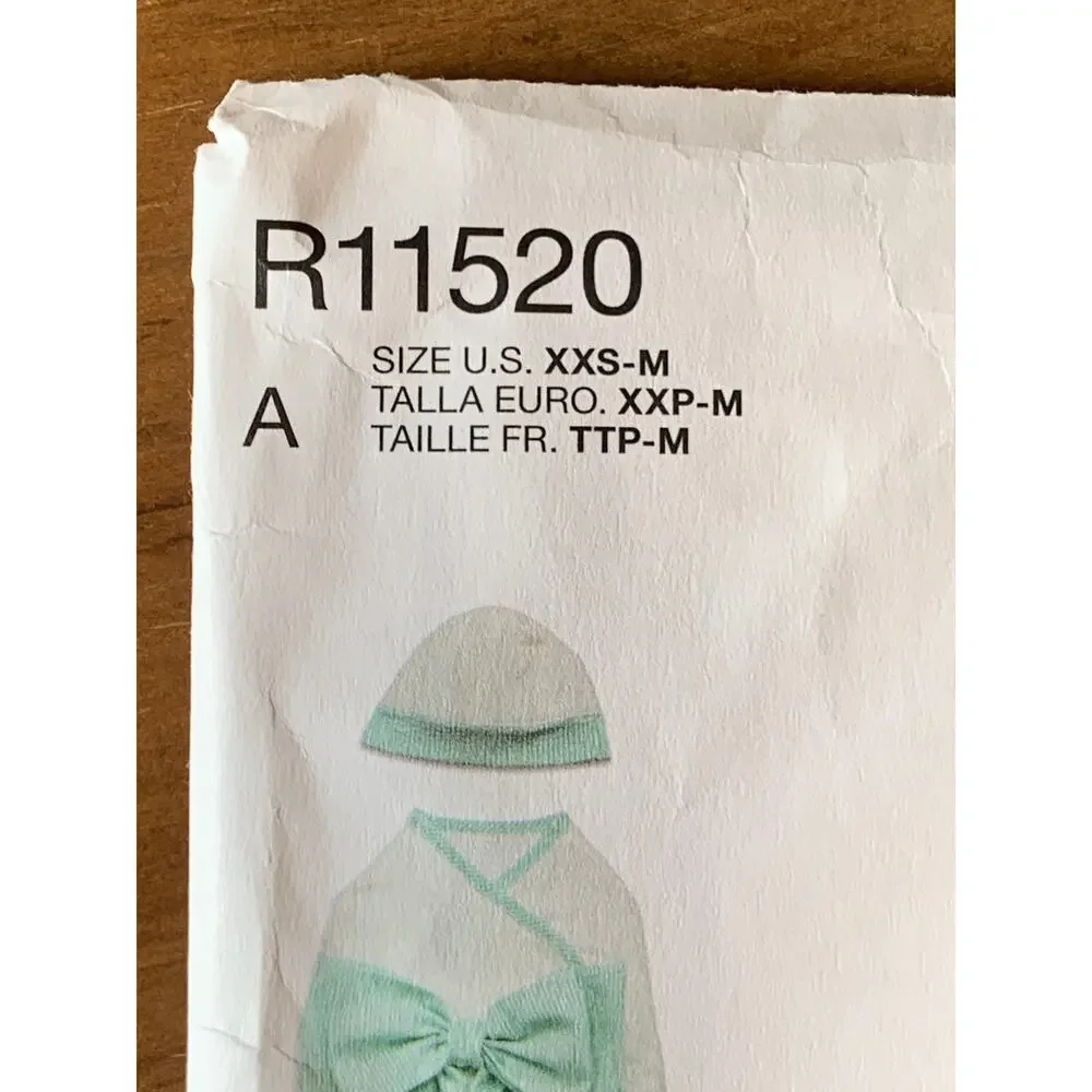 Simplicity Sewing Pattern R11520 Infant Baby Swaddling Wrap Hat US Size XXS-M
